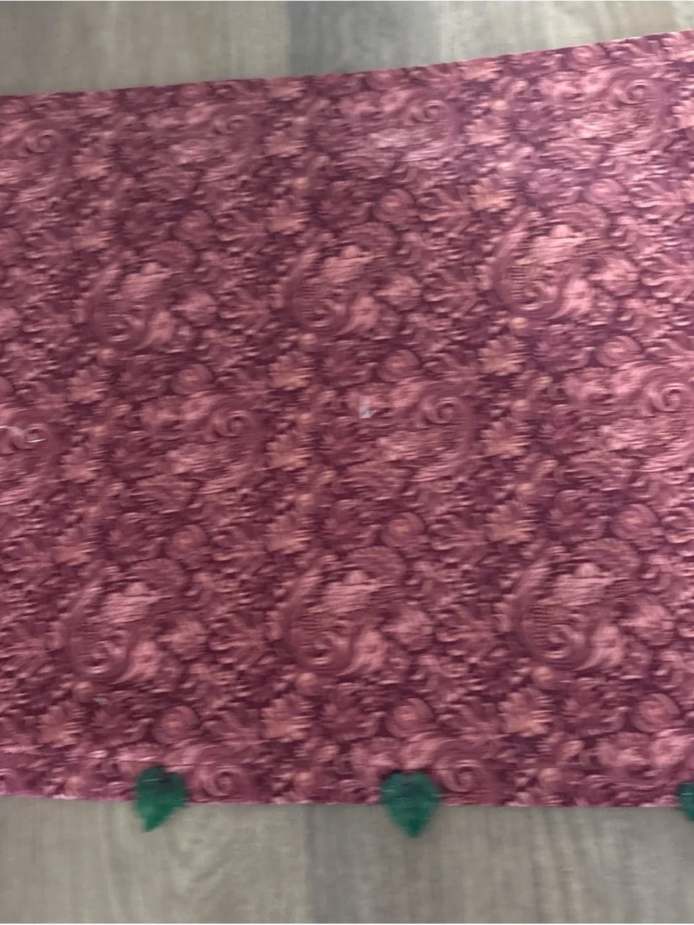 Handmade rich red